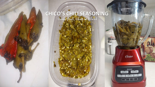 PREPARING ROASTED GREEN CHILI