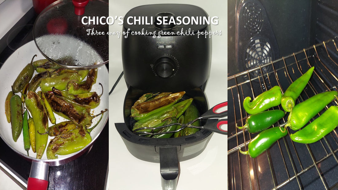 STEPS FOR MAKING GREEN CHILI