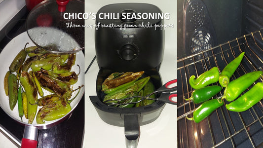 ROASTING GREEN CHILI PEPPERS