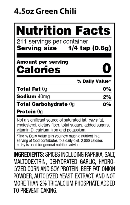 CHICO'S CHILI SEASONING