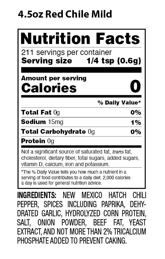 CHICO'S RED CHILI MIX - MILD