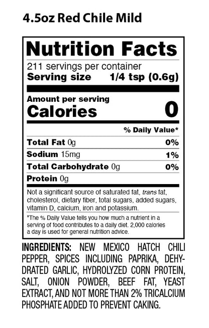 CHICO'S RED CHILI MIX - MILD